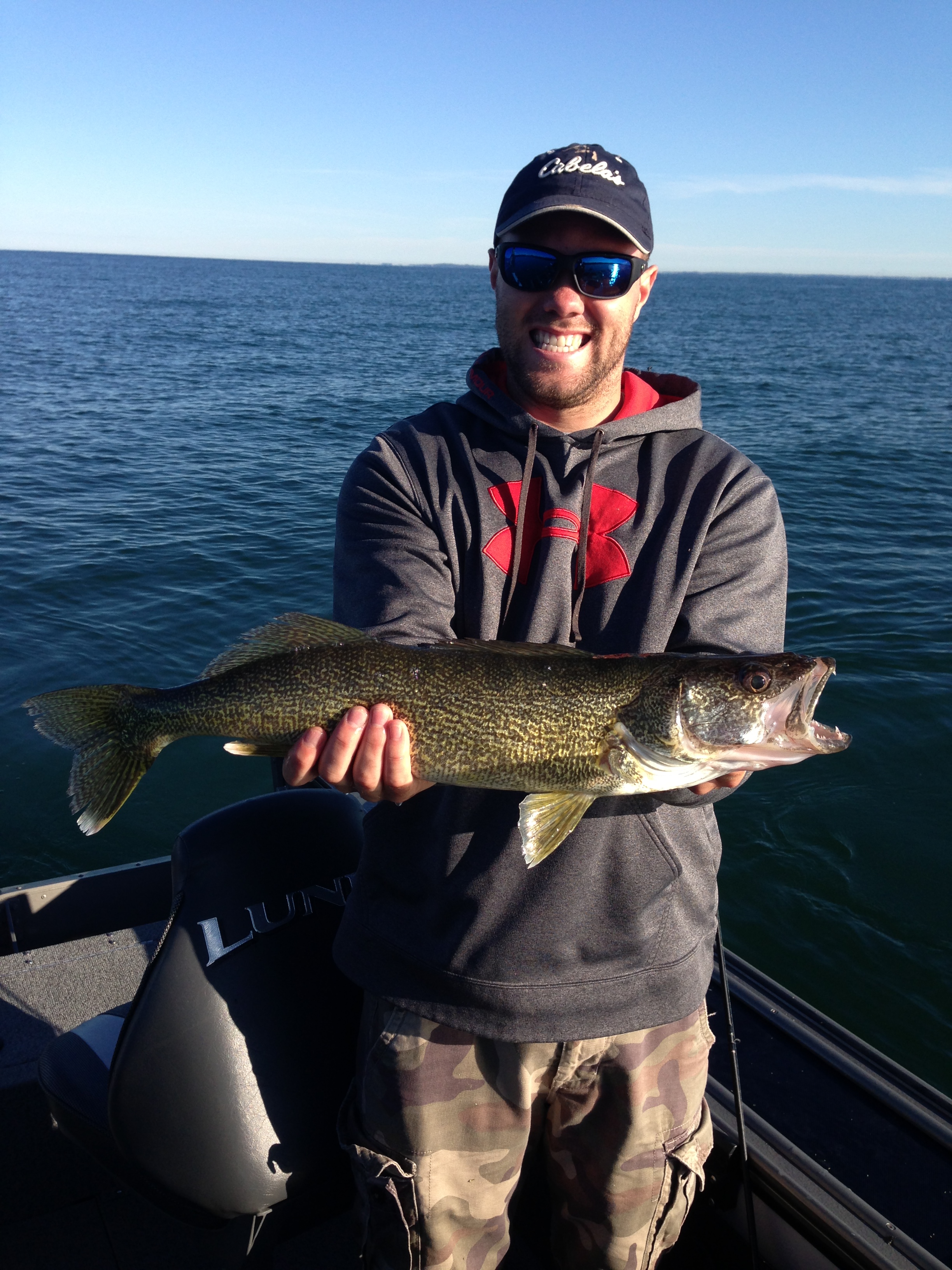 Erie Dearie walleye fishing on Lake Erie